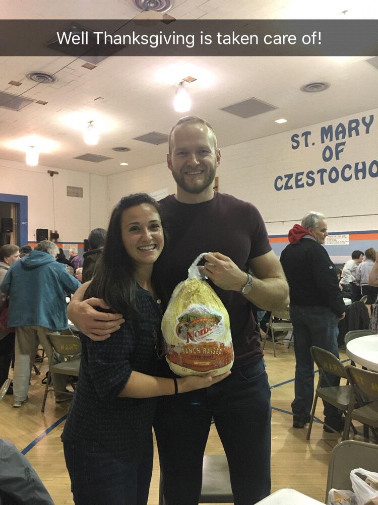 "It's not just any ham, it's a Mickleberry ham!" @ the Polish meat raffle