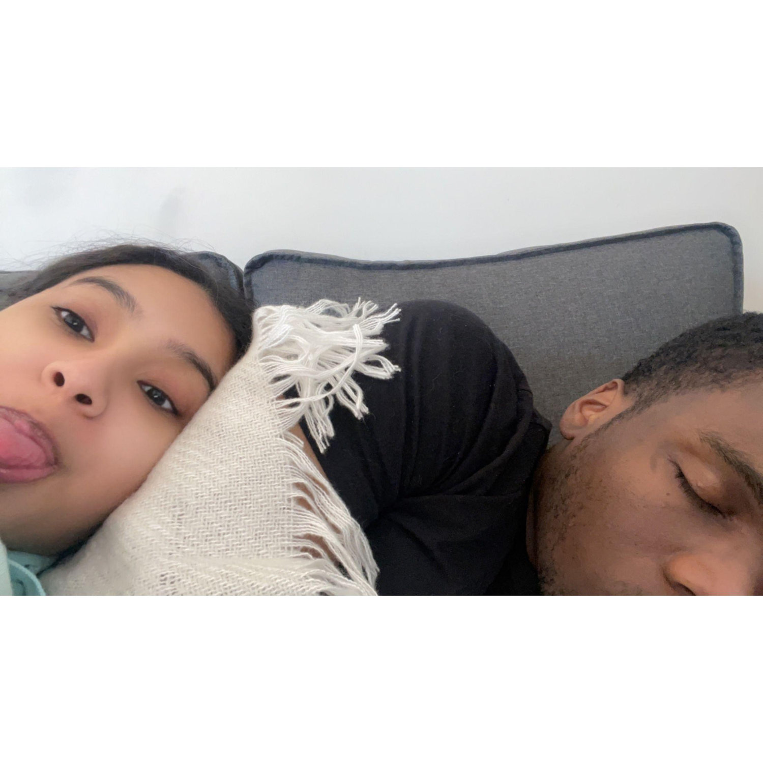 For someone who claims he doesnt like naps, he takes them a lot.