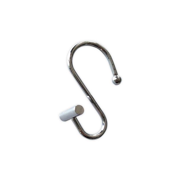 Simply Essential™ Bar Shower Curtain Hooks in Chrome (Set of 12)