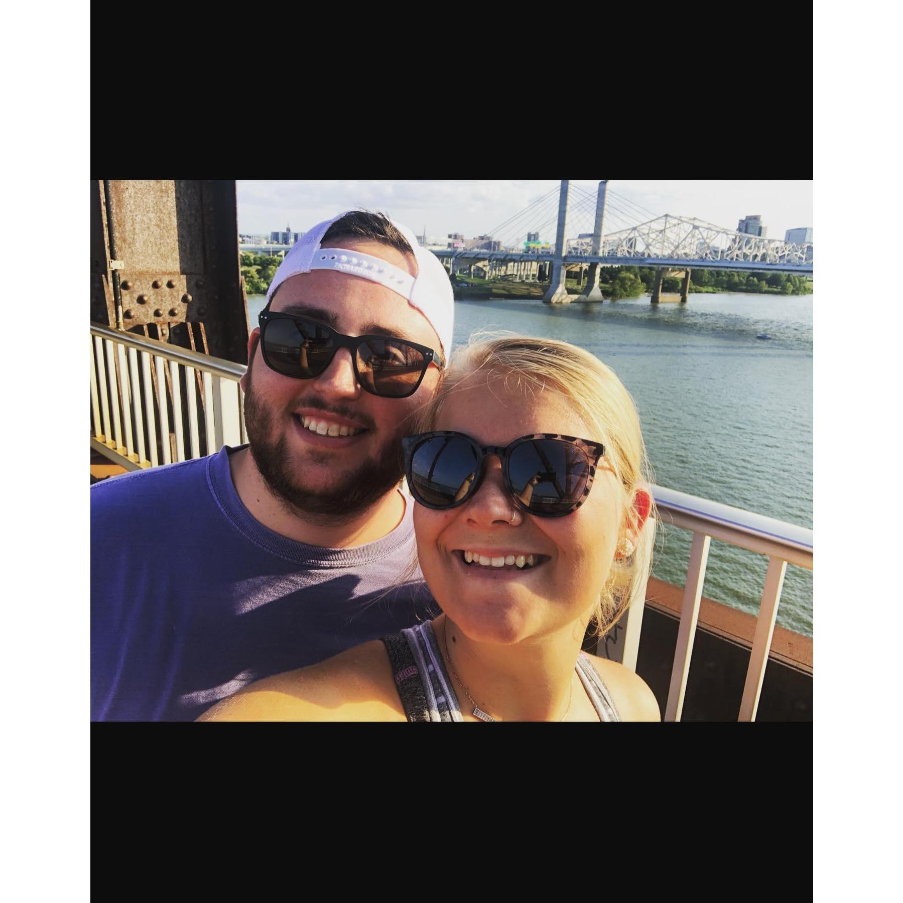 We used to take walks on the walking bridge every week when we lived in New Albany!