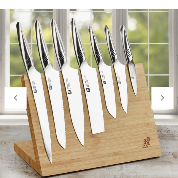 Zwilling Twin Fin II 8 Piece Magnetic Knife Block Set