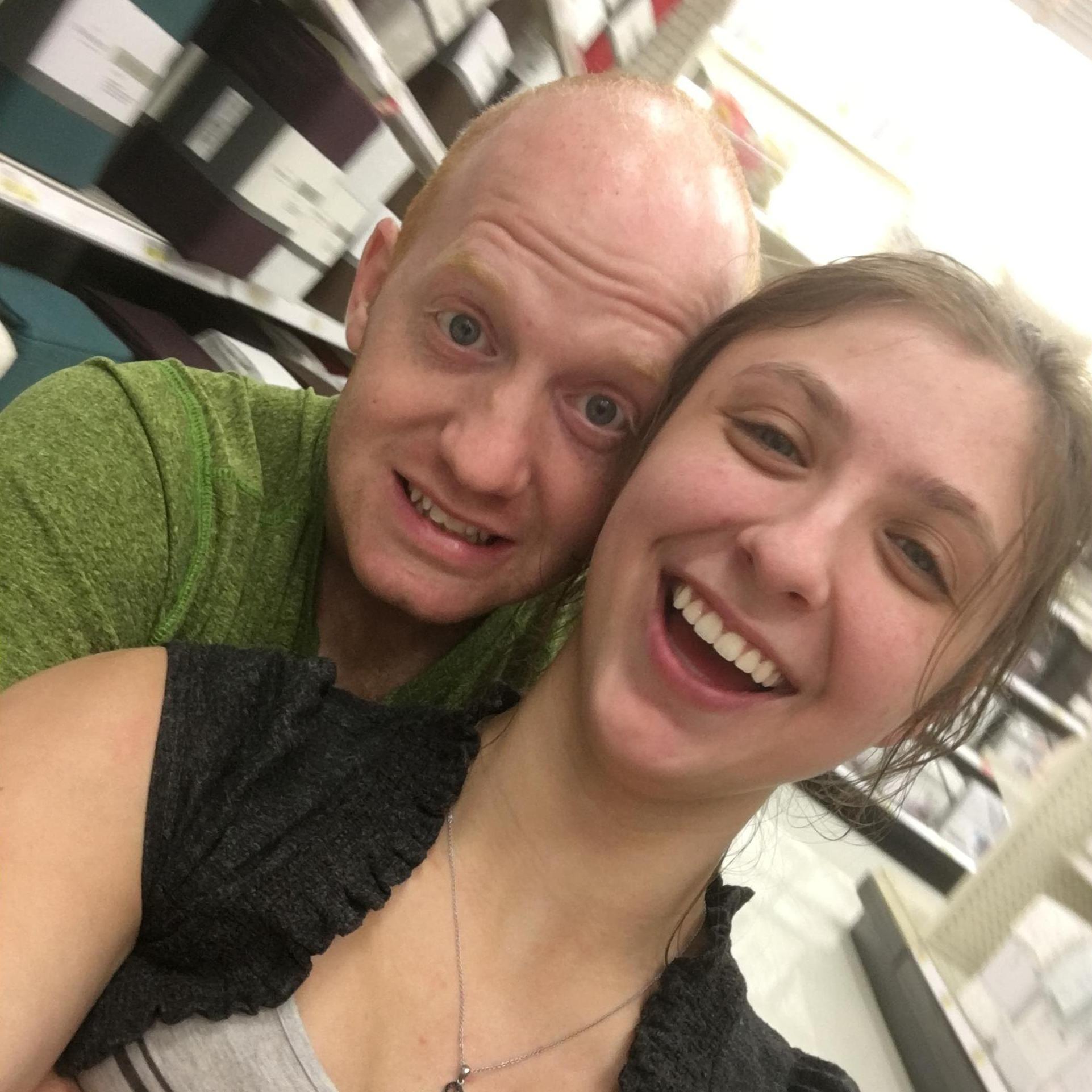 Our second favorite hobby together - wandering around Target!