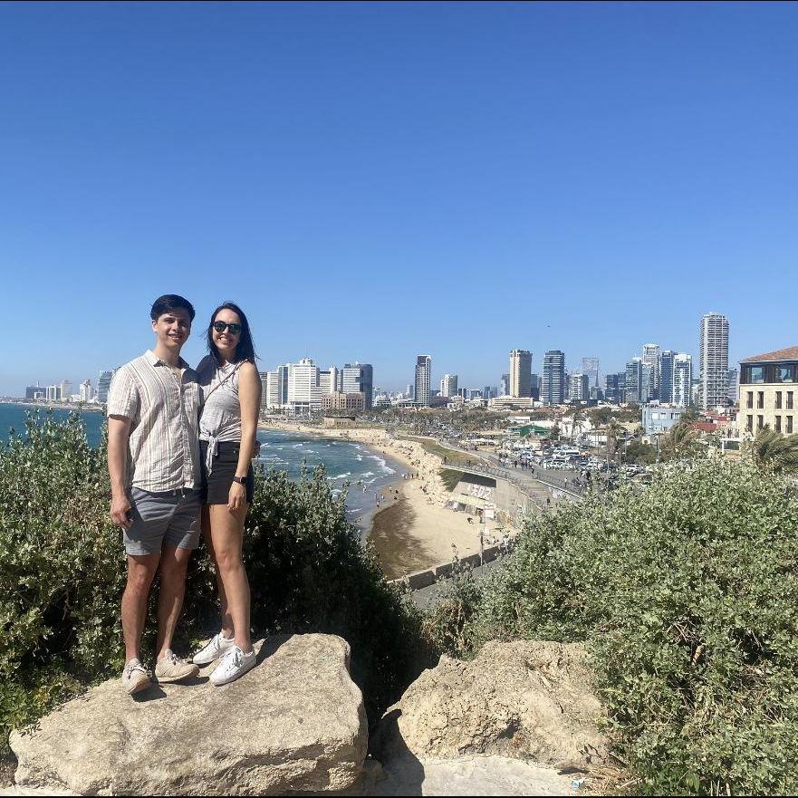 Tel Aviv, Israel to visit some friends