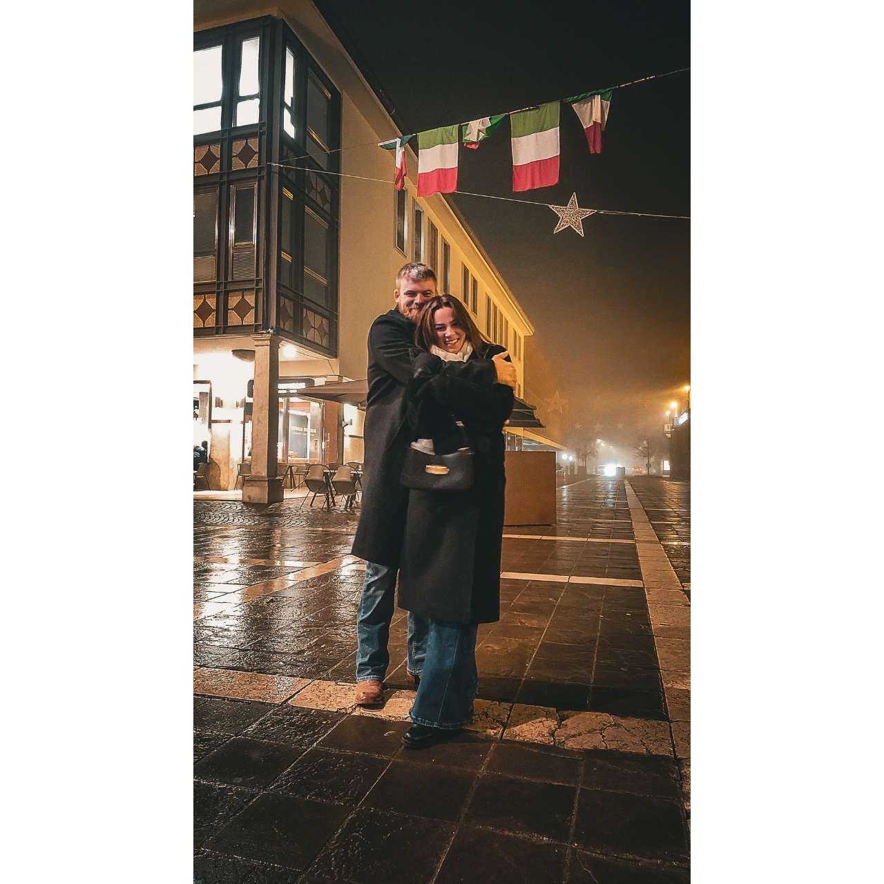 Kevin's first time in Italy to visit Rachel in Pordenone