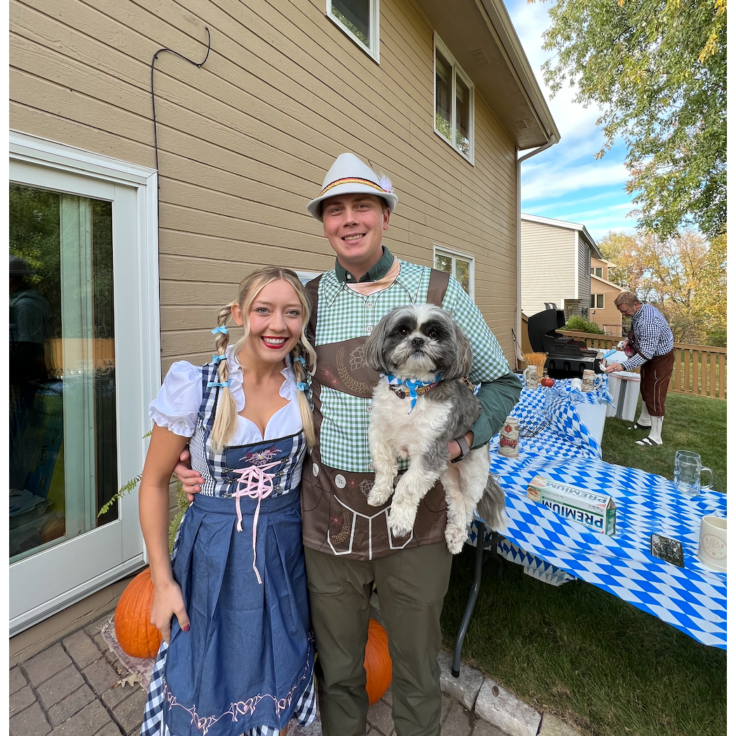 Dressed up in our best german attire for the Wilson's Annual Oktoberfest 2022.