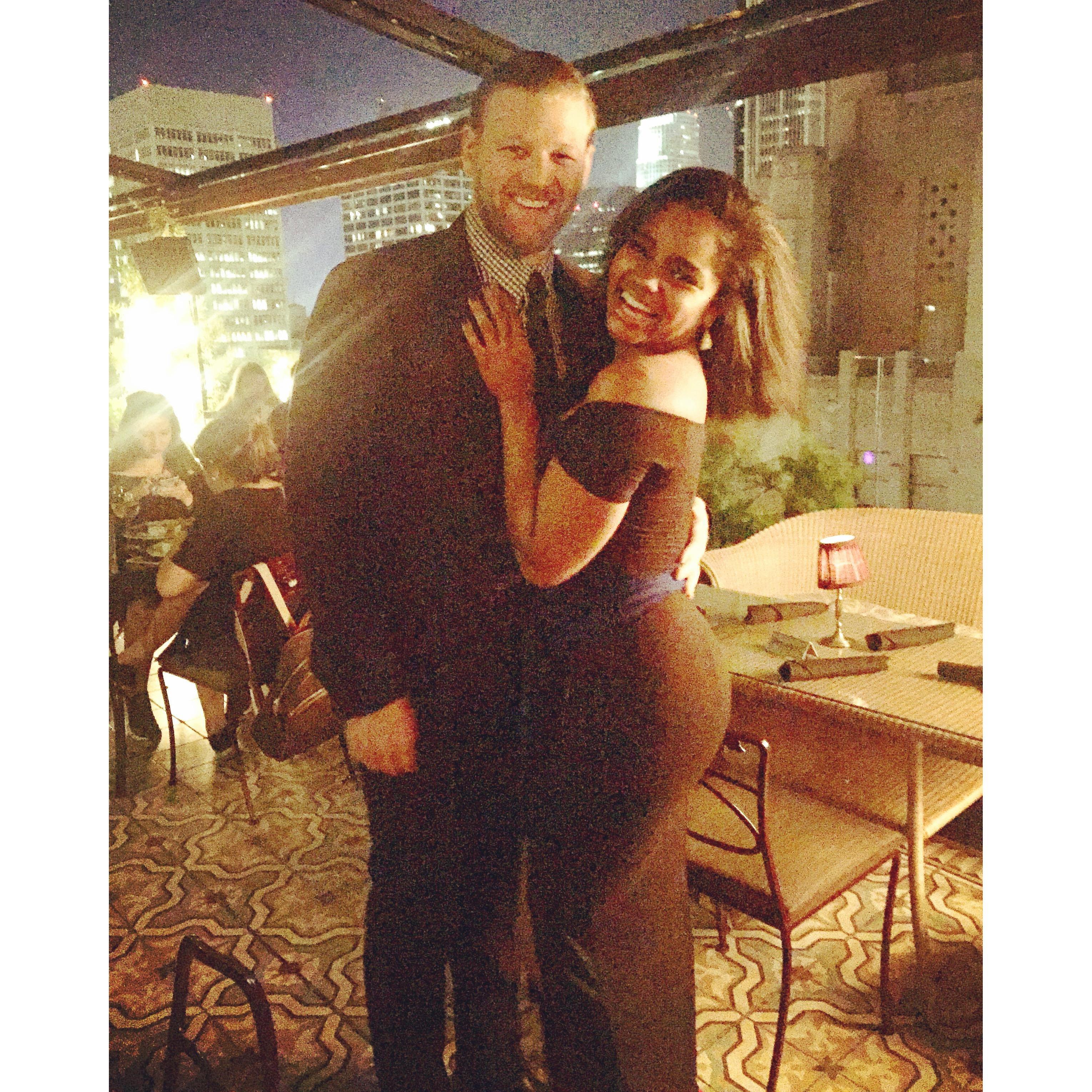 1 year anniversary on the Perch rooftop