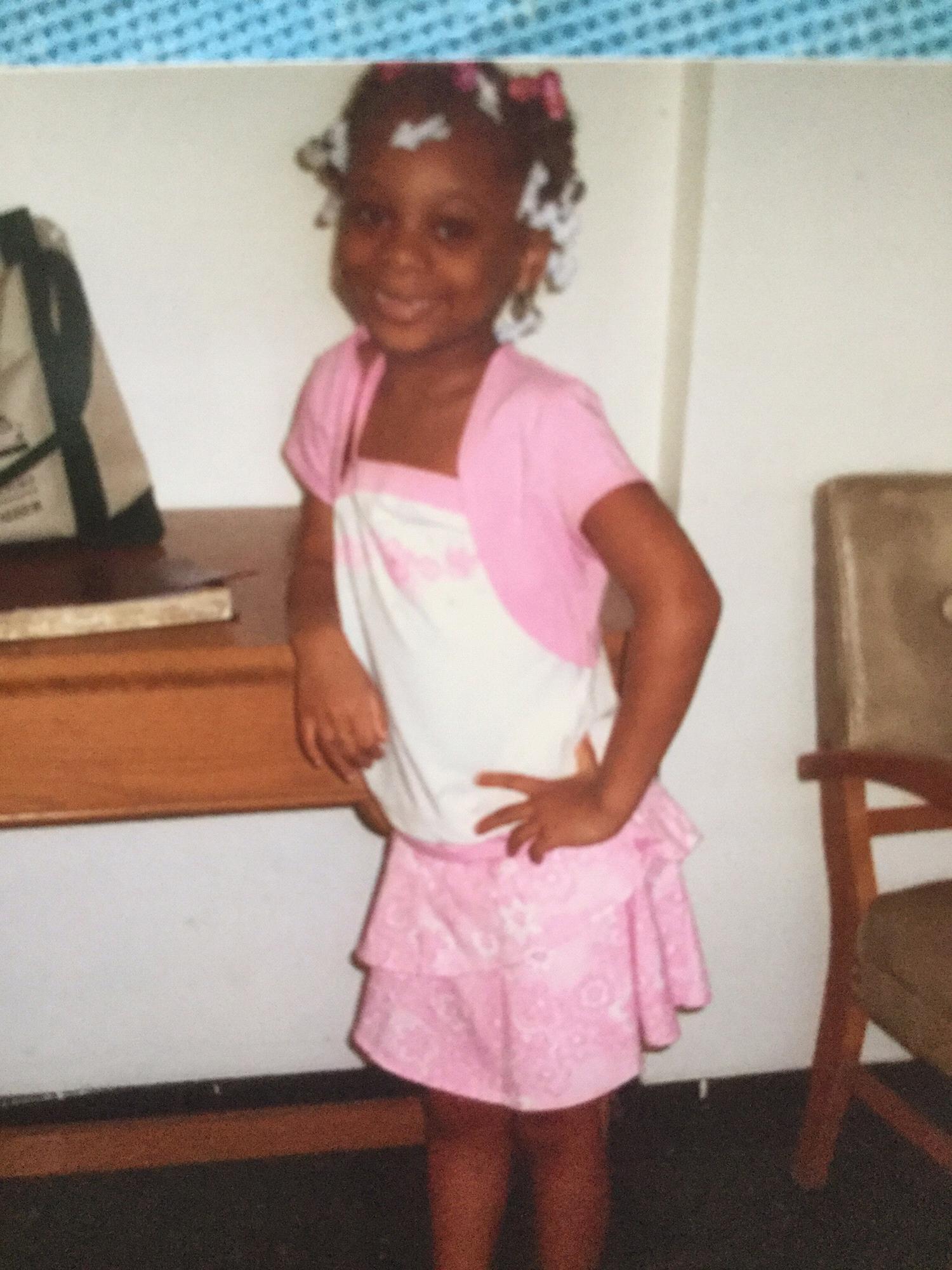 Kyla at church