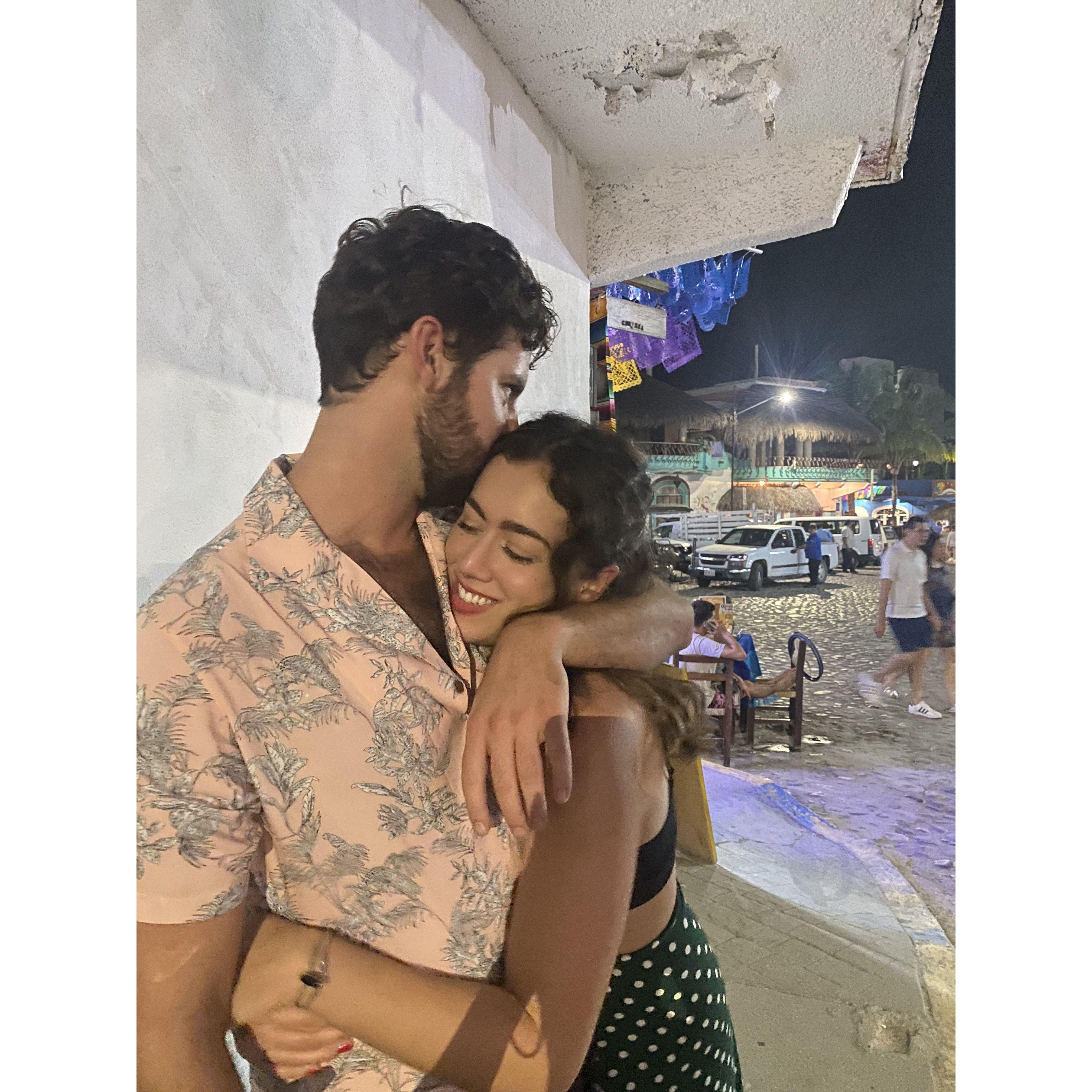 our first time together in Sayulita, Mexico, one of our favorite destinations