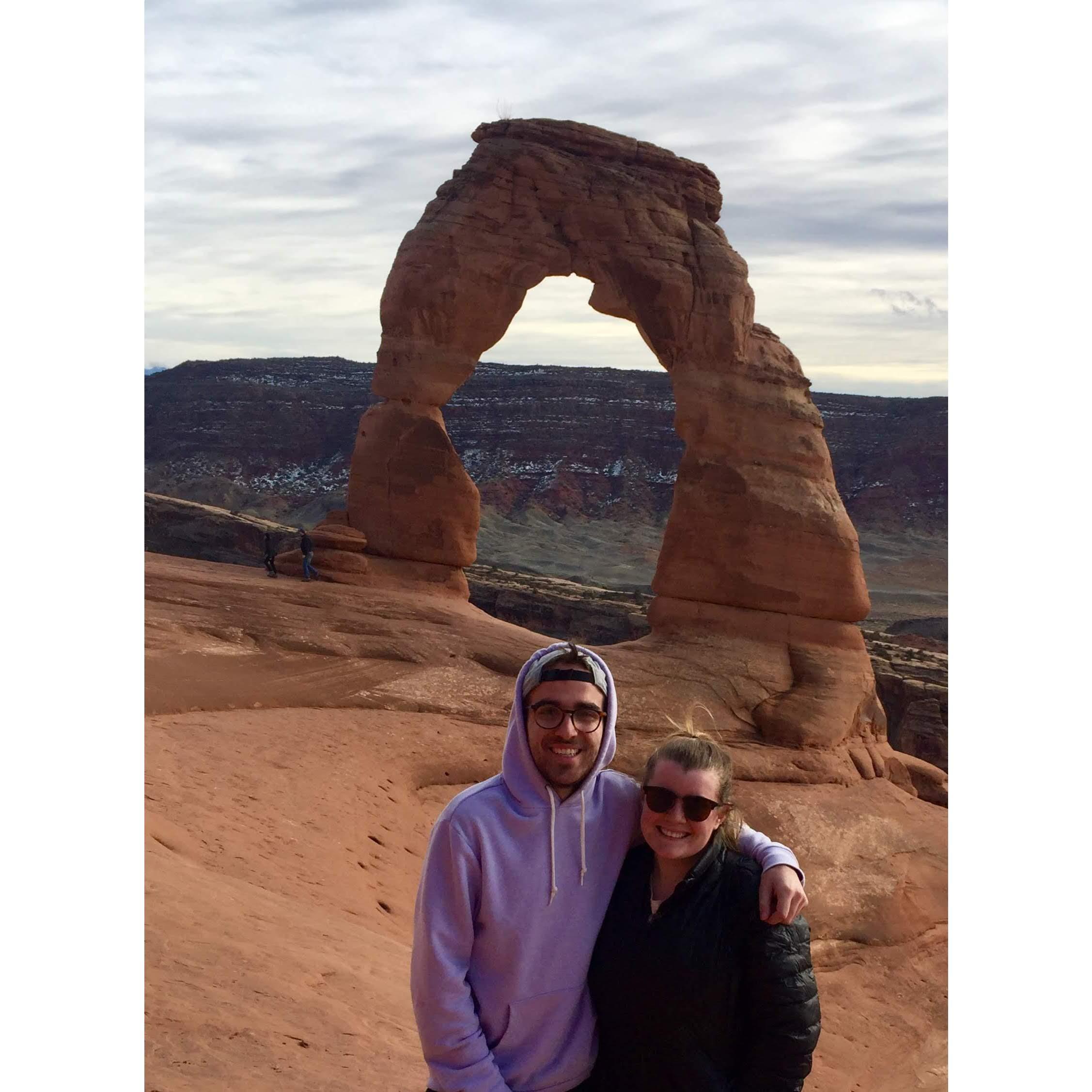 The famous delicate arch! Valentines Day 2019