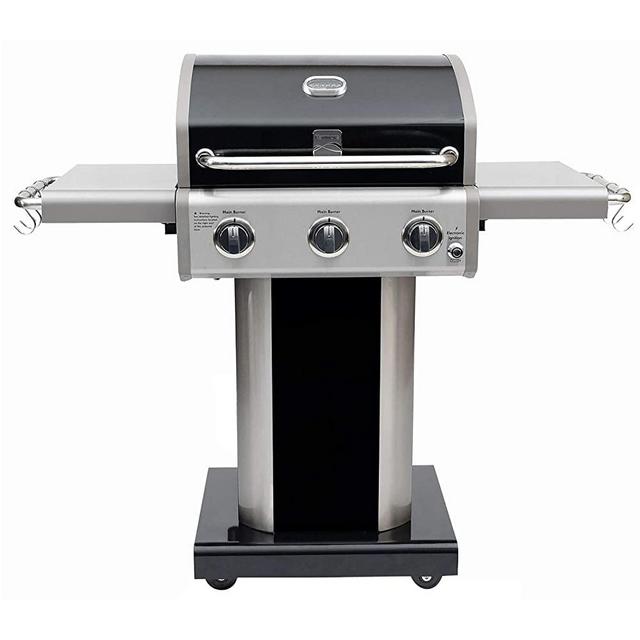 Kenmore PG-A4030400LD 3 Burner Outdoor Patio Gas BBQ Propane Grill, Black