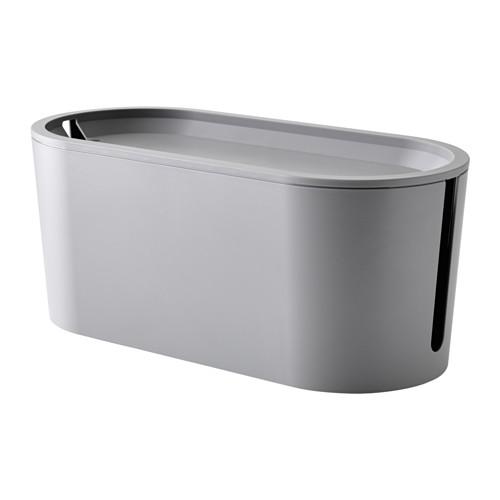 ROMMA				Cable management box with lid, gray