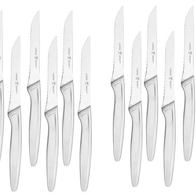 HENCKELS 16-pc Stainless Steel Serrated Steak Knife Set
