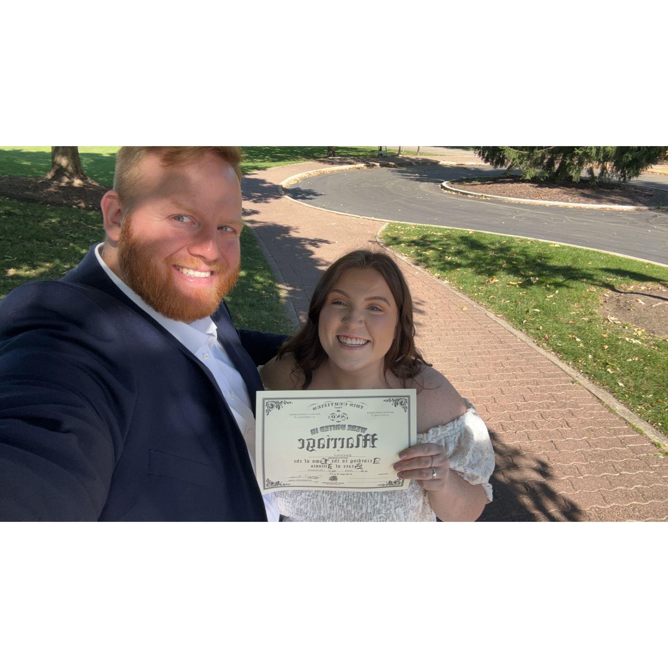 October 2024 - Officially Mr. and Mrs. Graves!