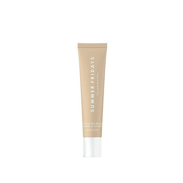 Summer Fridays Lip Butter Balm - Day/Night Hydrating Lip Mask - Shea Butter, Vegan - Vanilla - 0.5 Oz