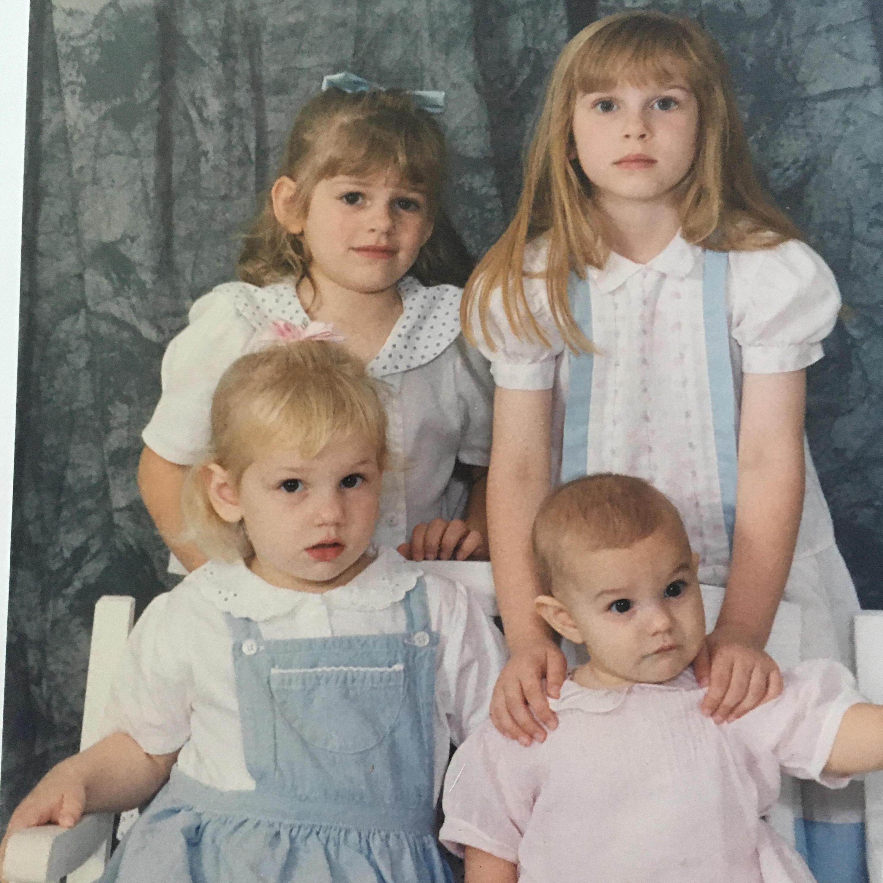 Elizabeth, Rachel, Catie, and Sarah: The small big four. More girls to come, obviously.