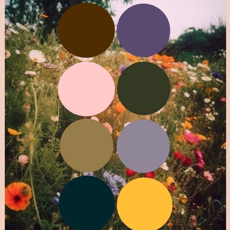 This is a simple color palette to reference when deciding your formal wear.
