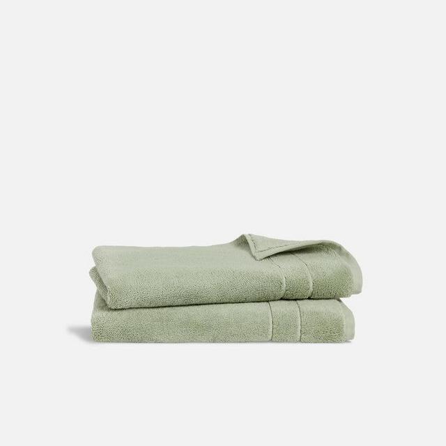 Mossy Grey Super-Plush Hand Towels