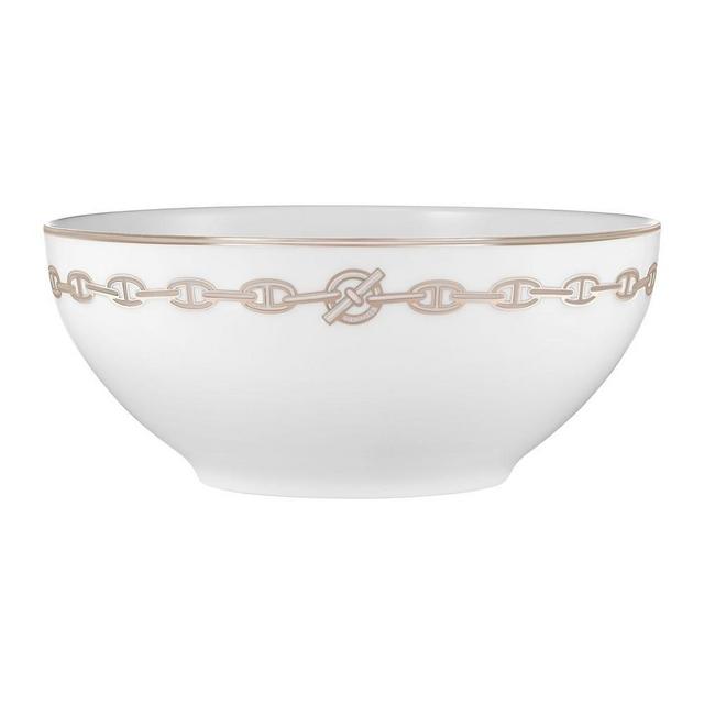 Hermès Chaine D'Ancre Platinium Salad Bowl