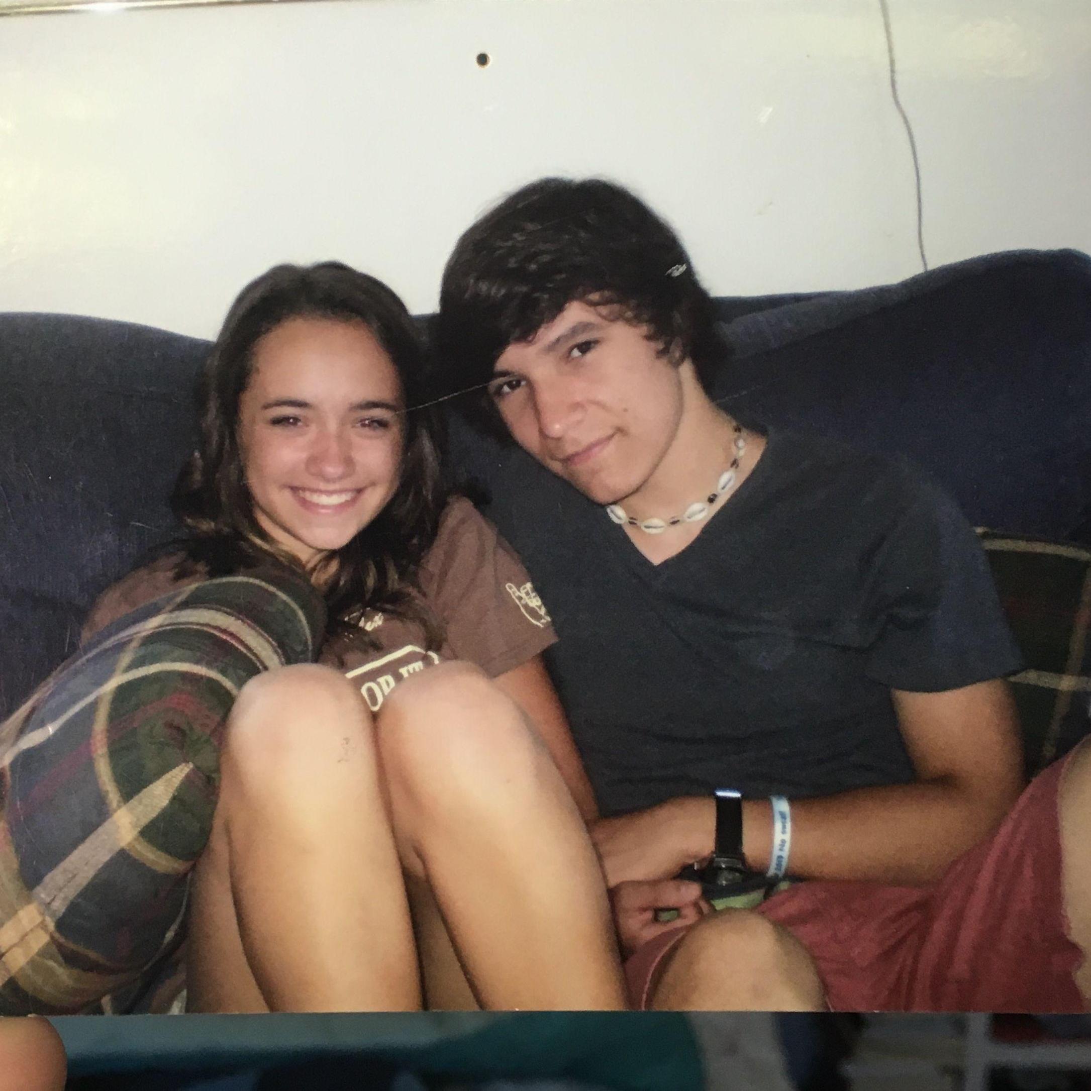 This photo was snapped the very first week that we were dating!