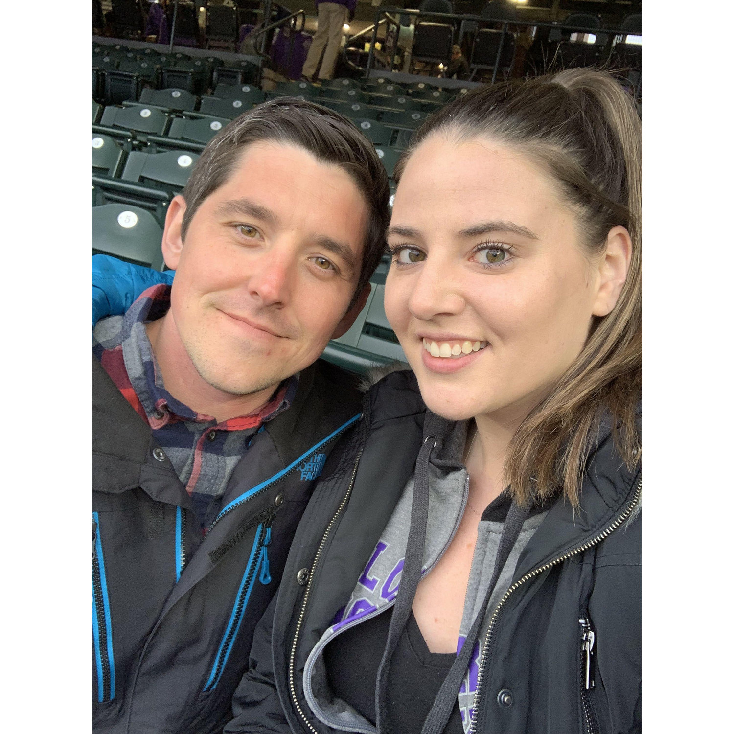 April 2019 - Celebrating Jarred's 34th birthday at the Colorado Rockies game.