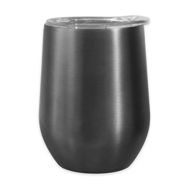 Oggi™ Cheers™ Stainless Steel Wine Tumbler with Acrylic...