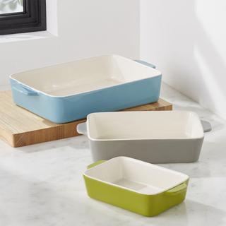 Avery Ceramic Baking Dishes, Set of 3