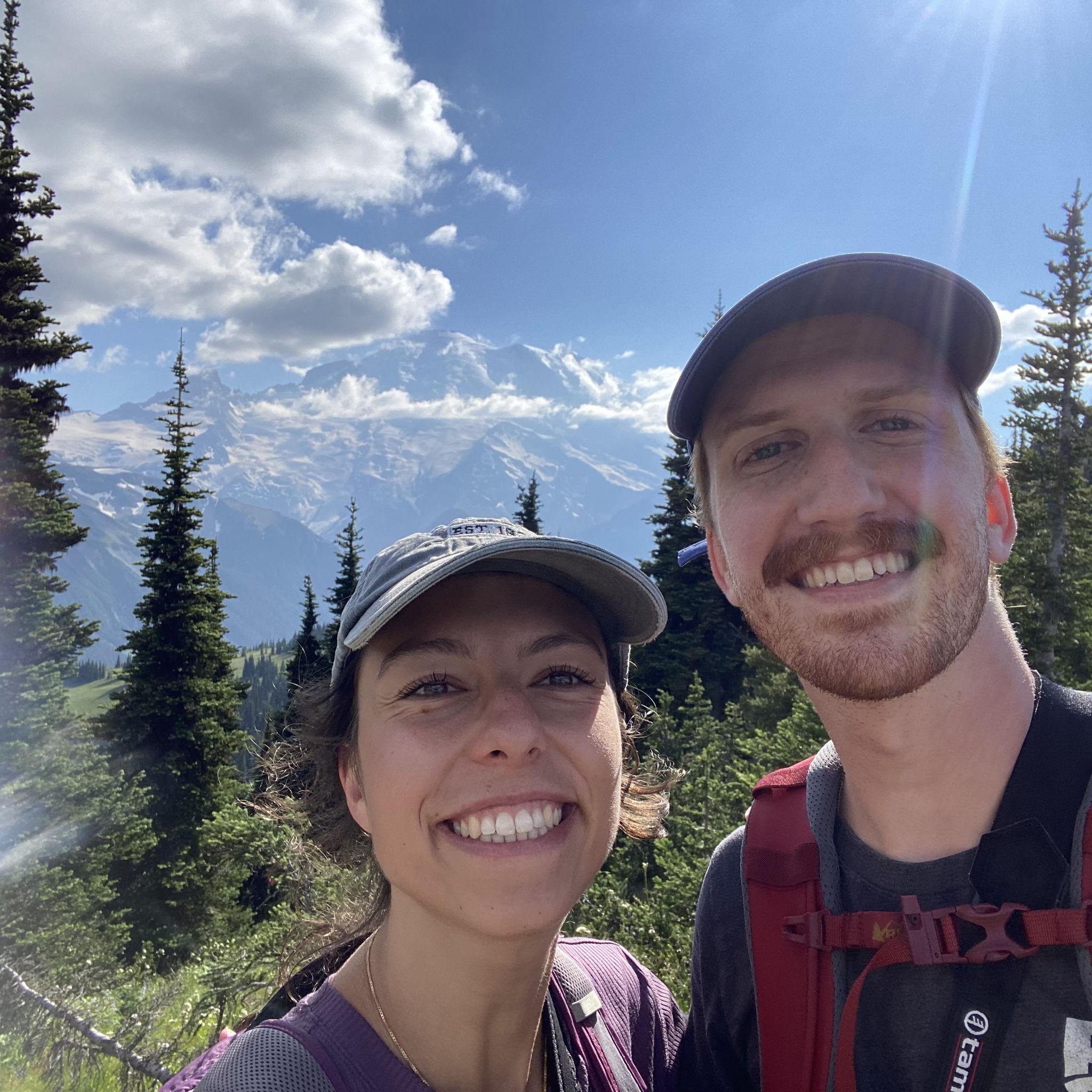 Hike in Mt. Rainier National Park