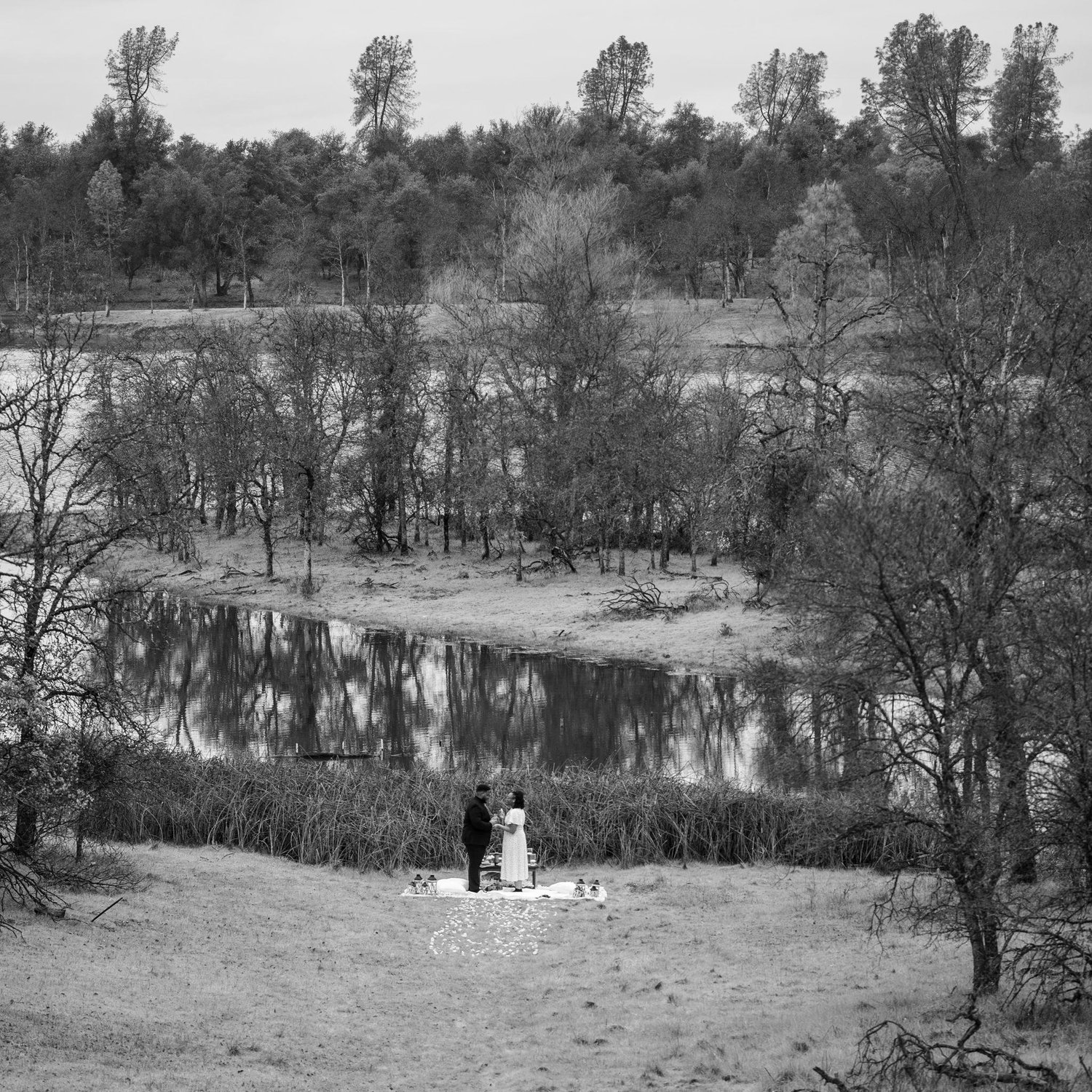 We shared a private moment after getting engaged to just soak it all in.