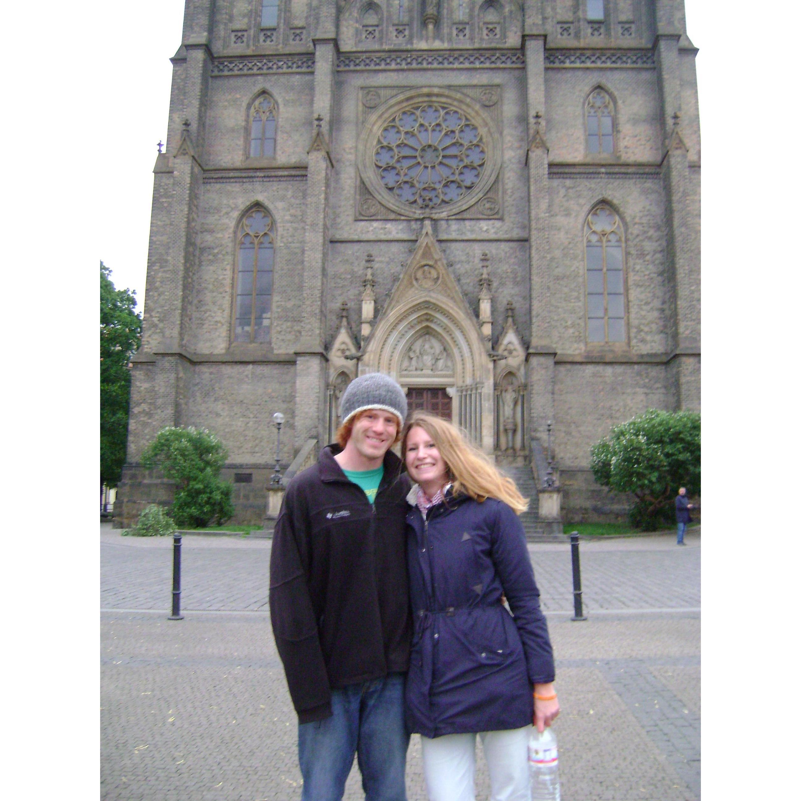 Our very first trip together, to Prague in April 2014
