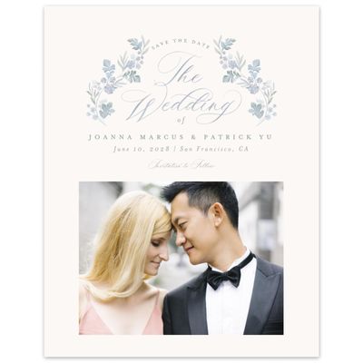 Sweet Blue Wedding Digital Save the Date - Reed Photo