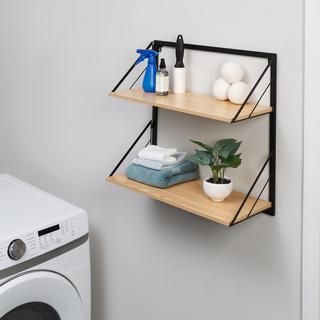 Modern 2-Tier Wall Mounted Shelf