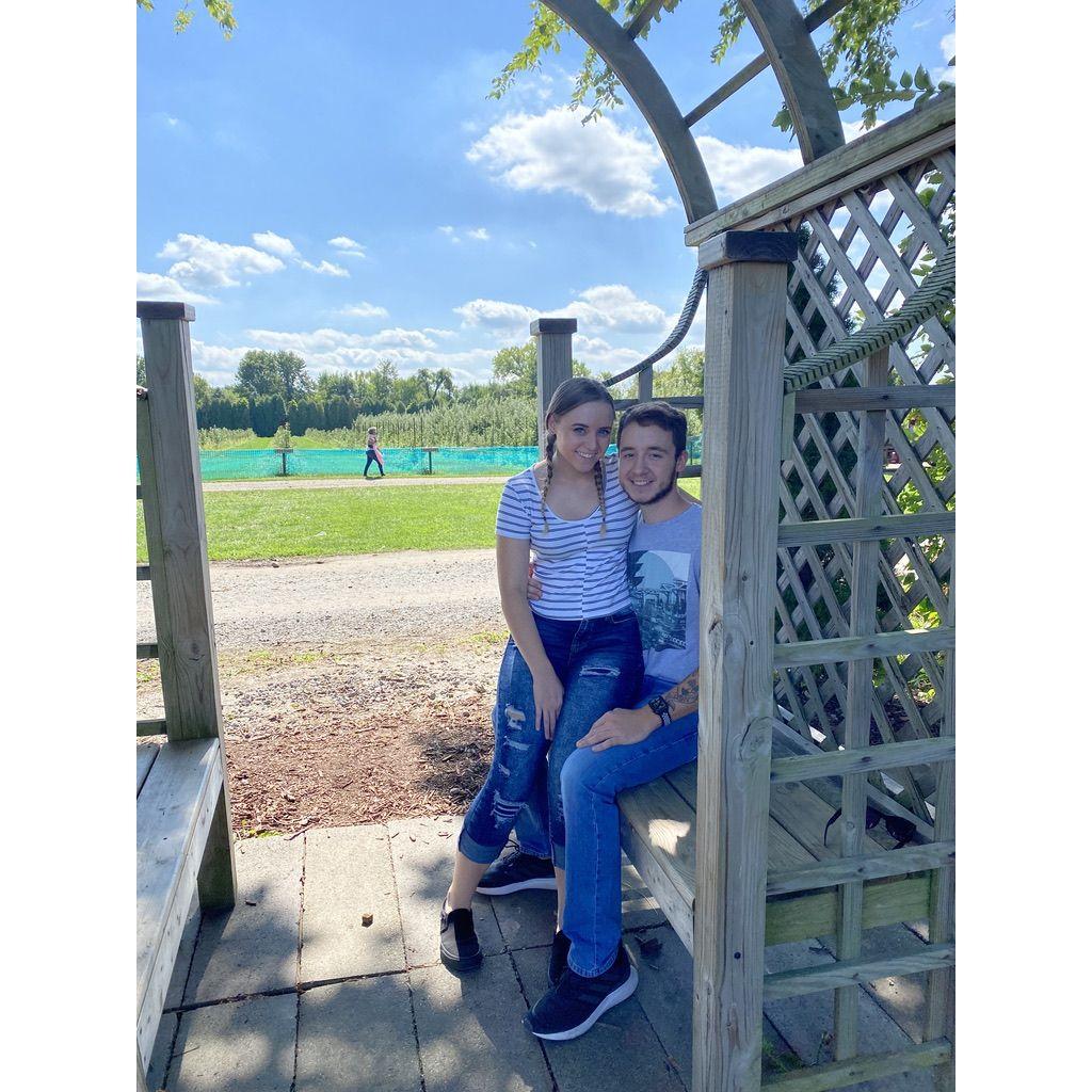 Who would have ever known that this picture was taken at the place we are getting married at 6 years later! County Line Orchard (9/13/20)