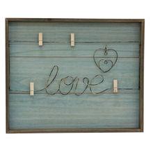 Turquoise "Love" Display Board, Savannah By Studio Décor®