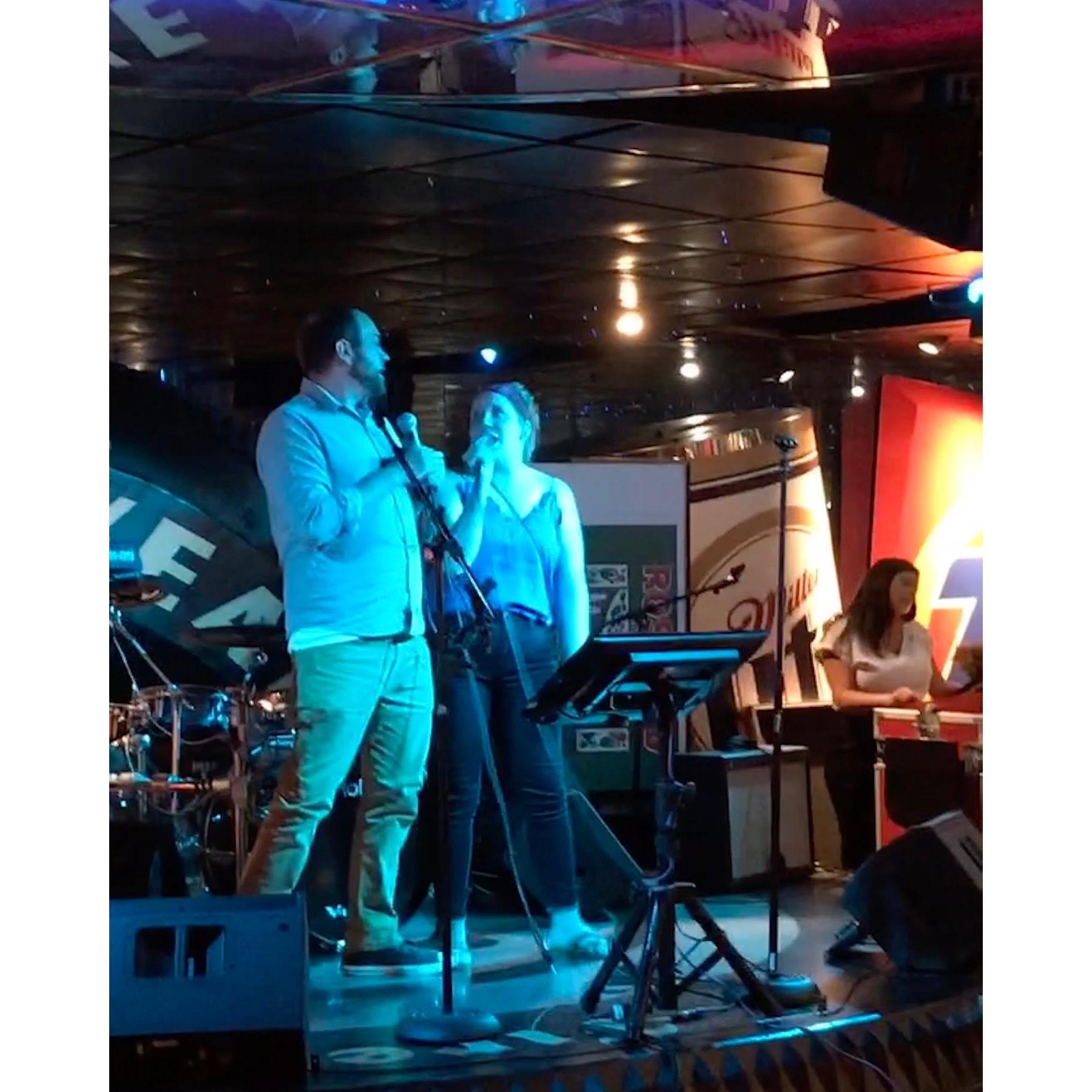Somewhere in the middle of the ocean, singing Taylor Swift karaoke — Feb 2020