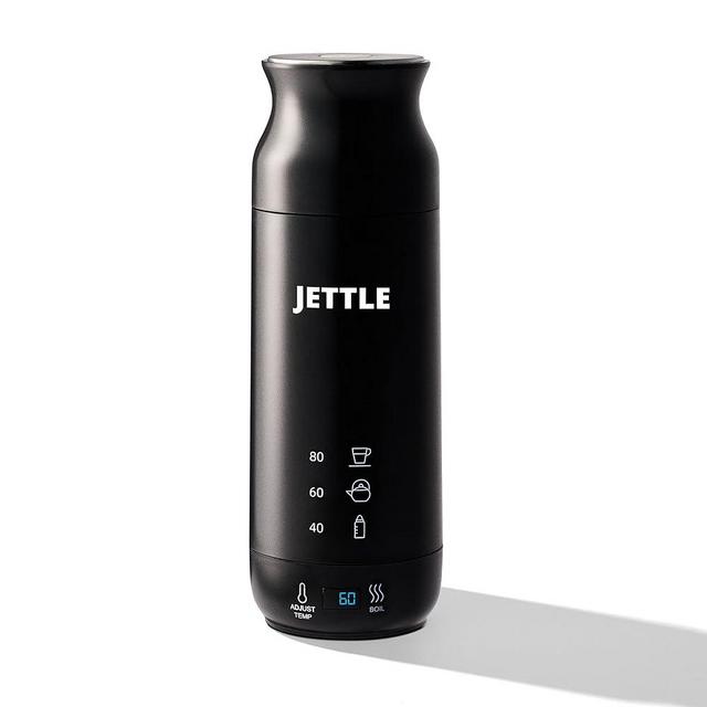Jettle Electric Kettle - Travel Portable Heater for Coffee Tea Milk Soup - Stainless Steel Travel Water Boiler tea pot with Temperature Control - LED - Automatic Power Off - 450ml - Kitchen Appliance