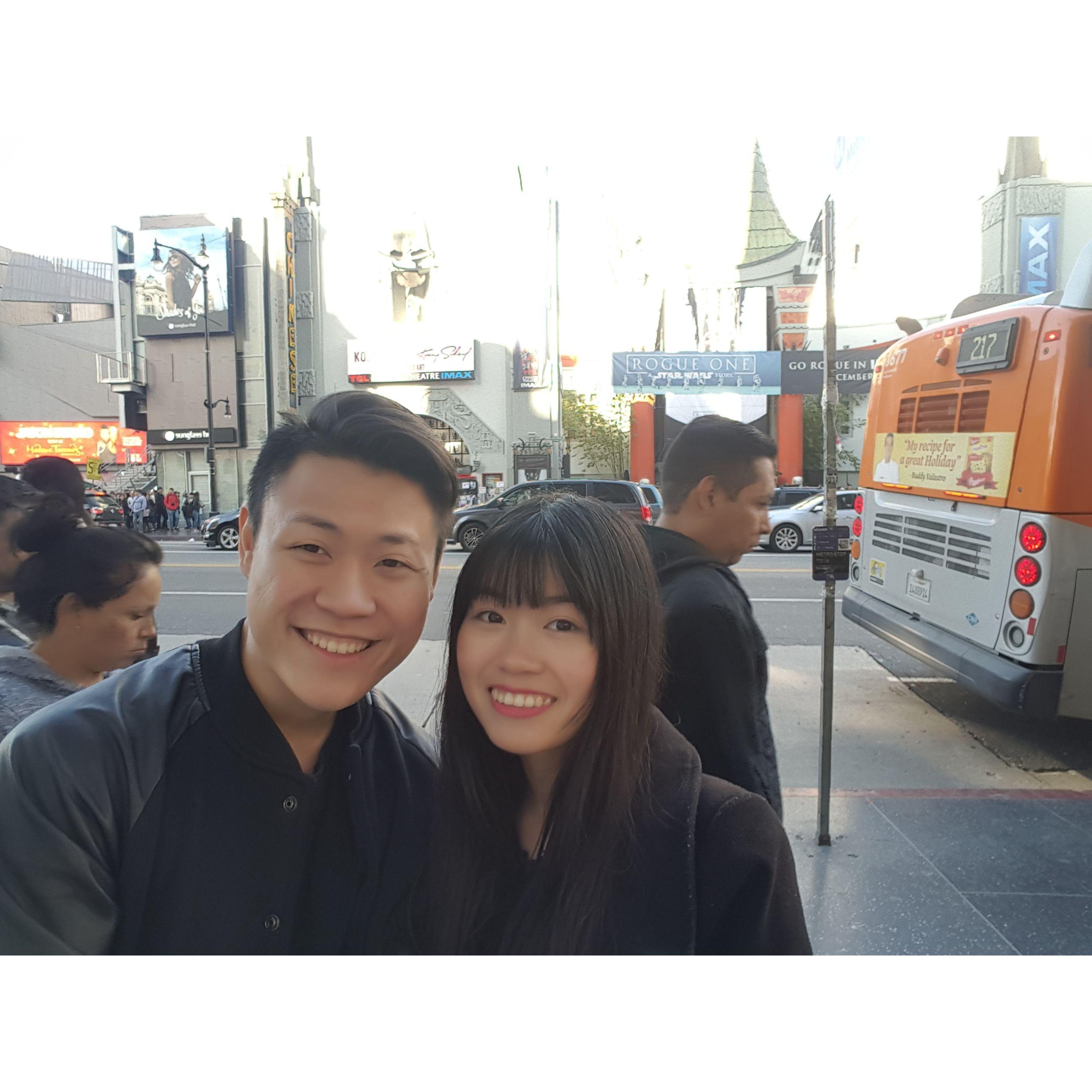 12-25-2016: Her first time in LA