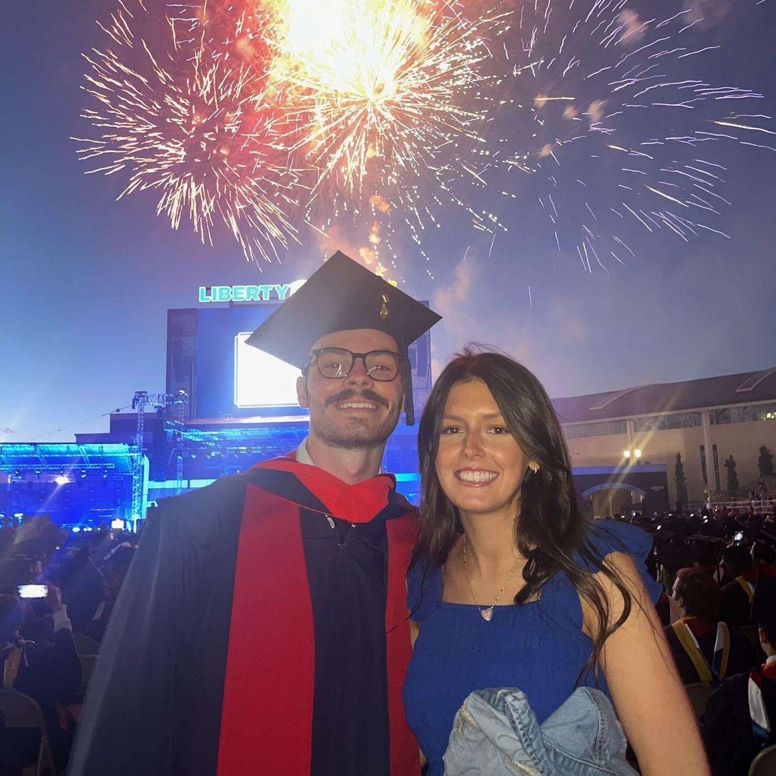 Brad's graduation day!