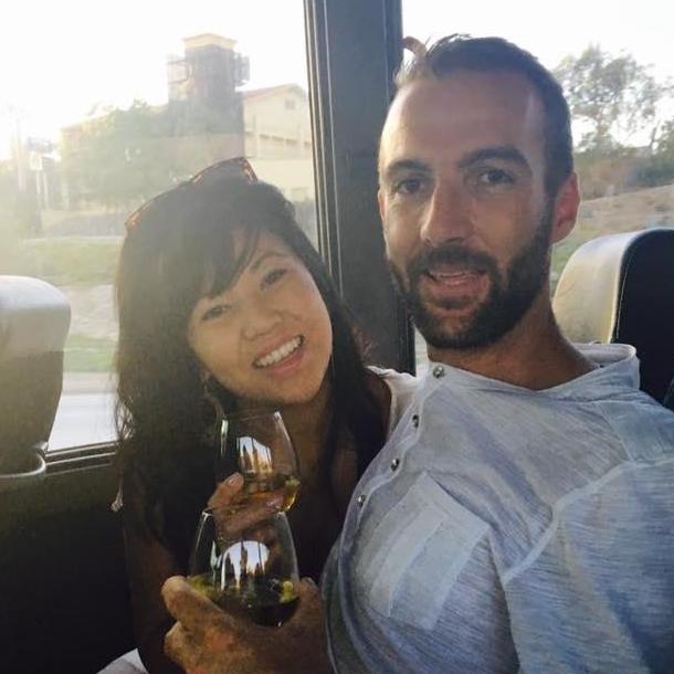Diner en Blanc, the year it was in Imperial Beach, where we met.