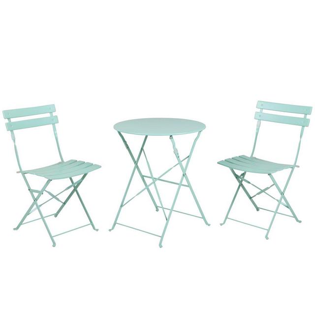 Patio Bistro Set - Mint Green