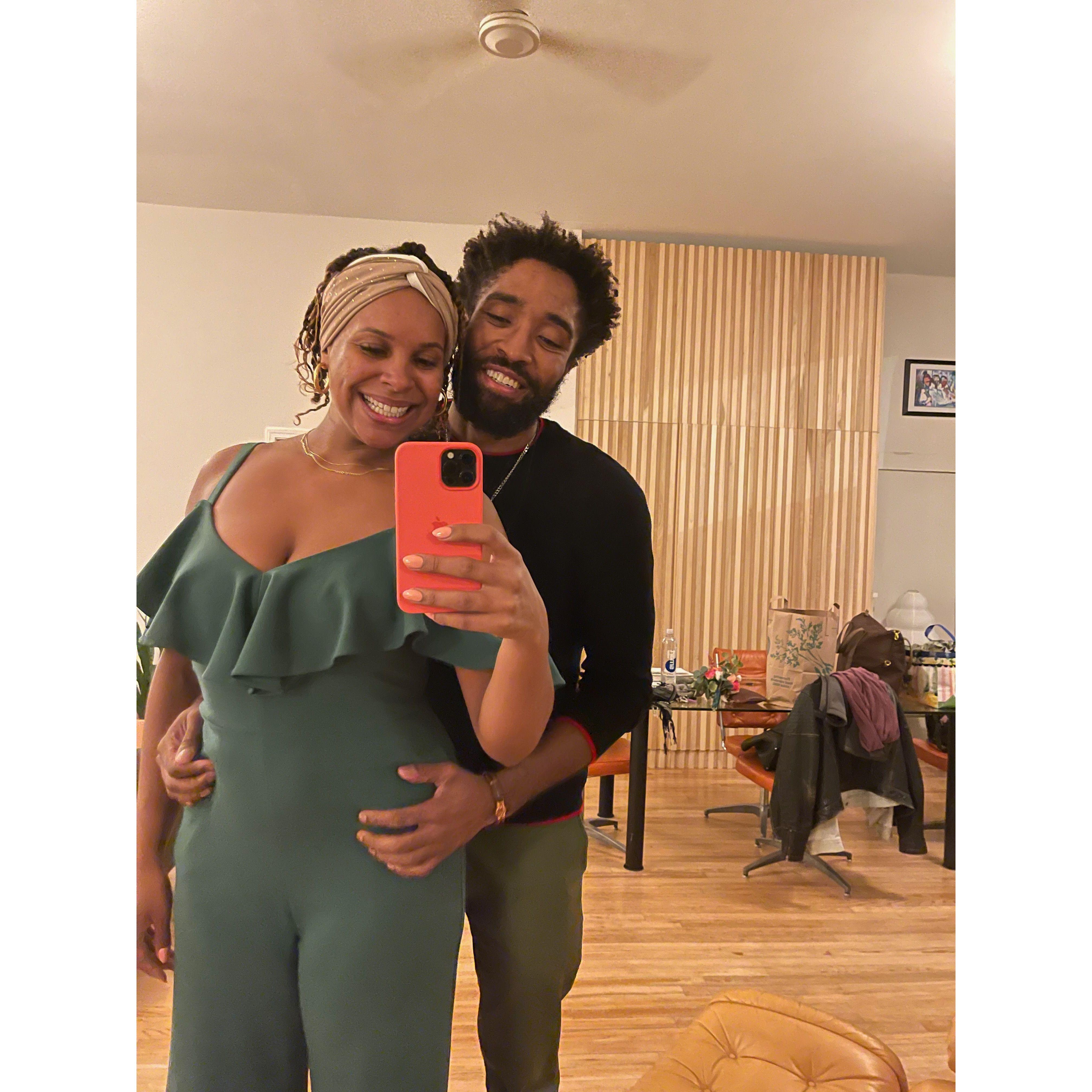 Obligatory mirror selfie before a night out on Chicago's West Side. Can you feel the love?