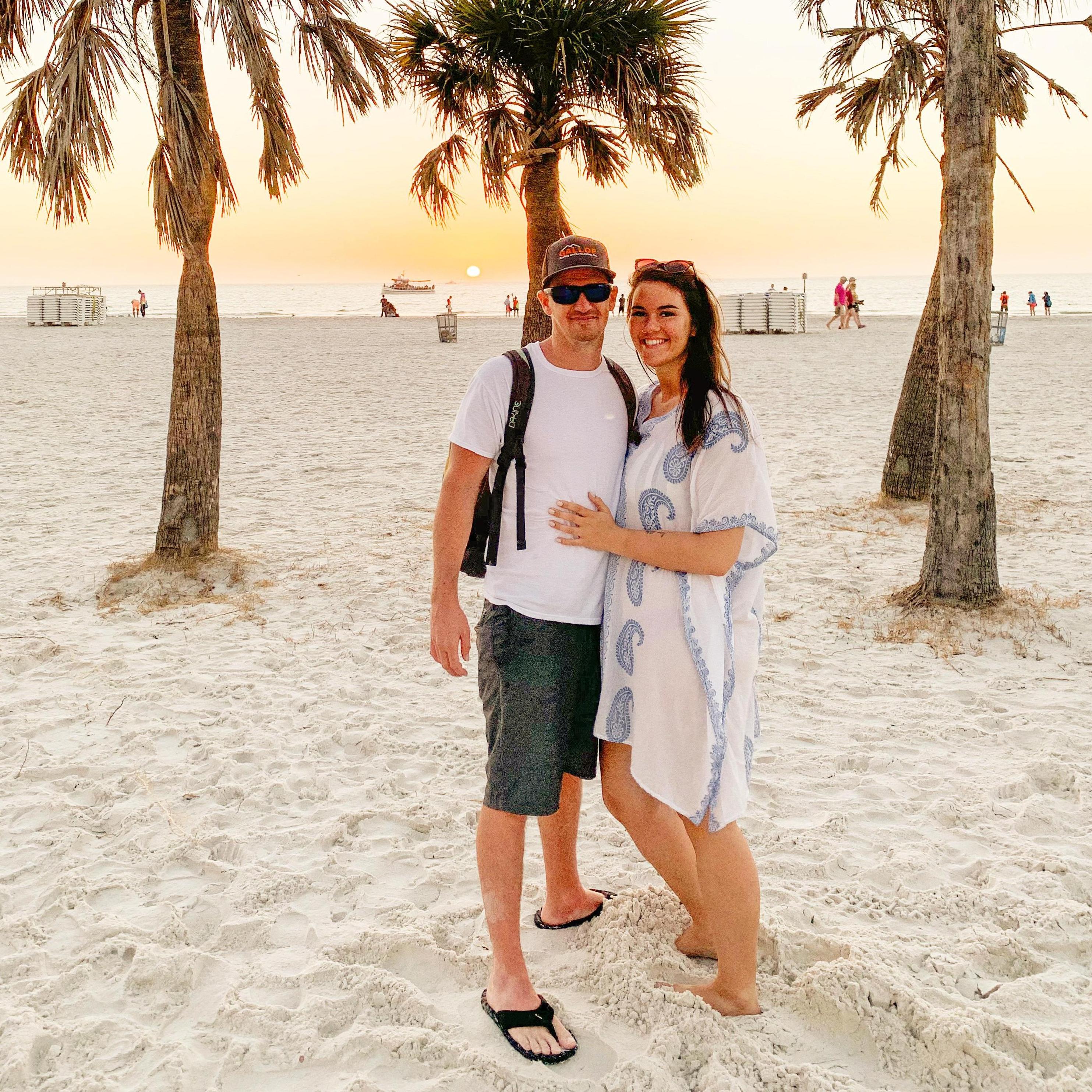 One of their last nights in Florida, what a beautiful sunset