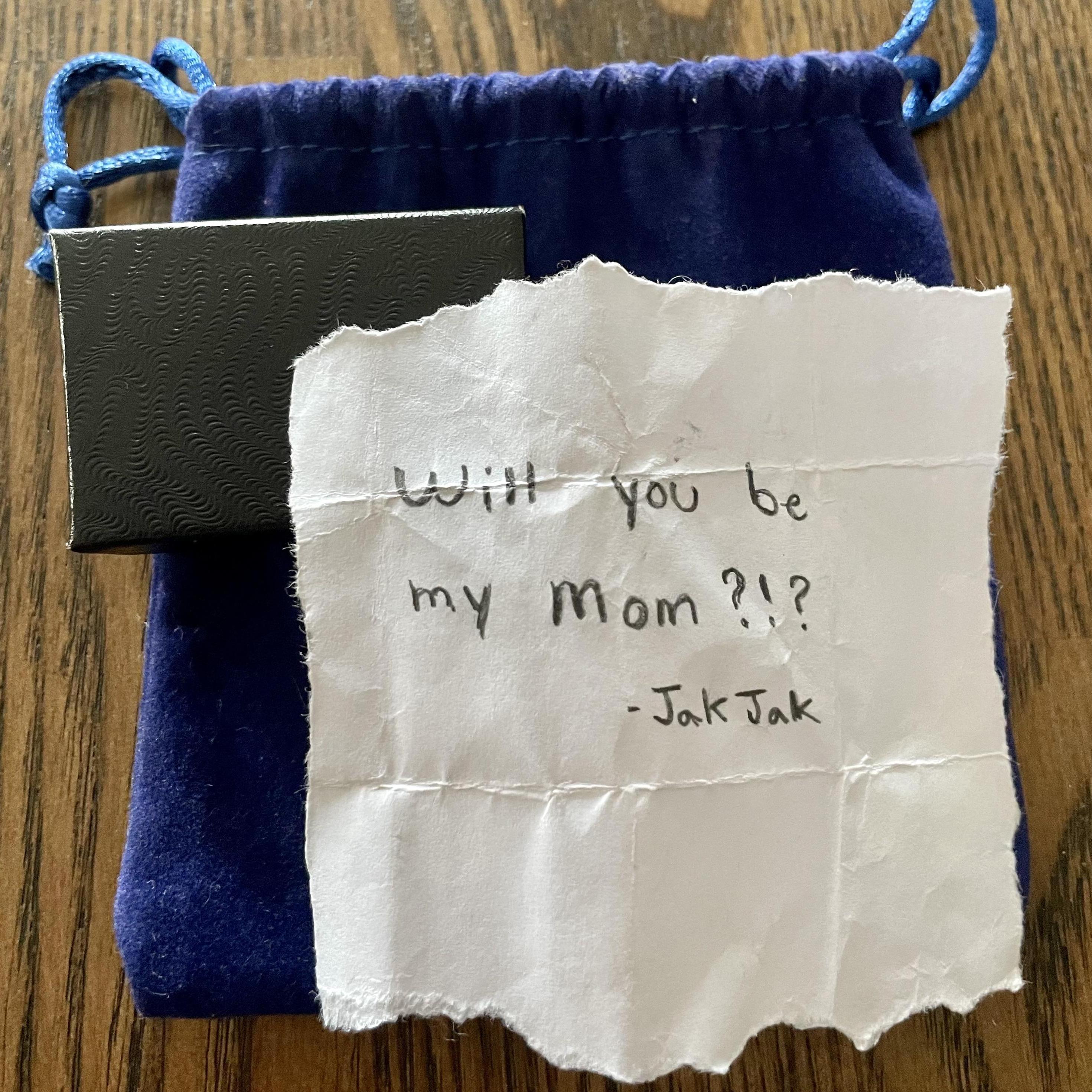 The note
