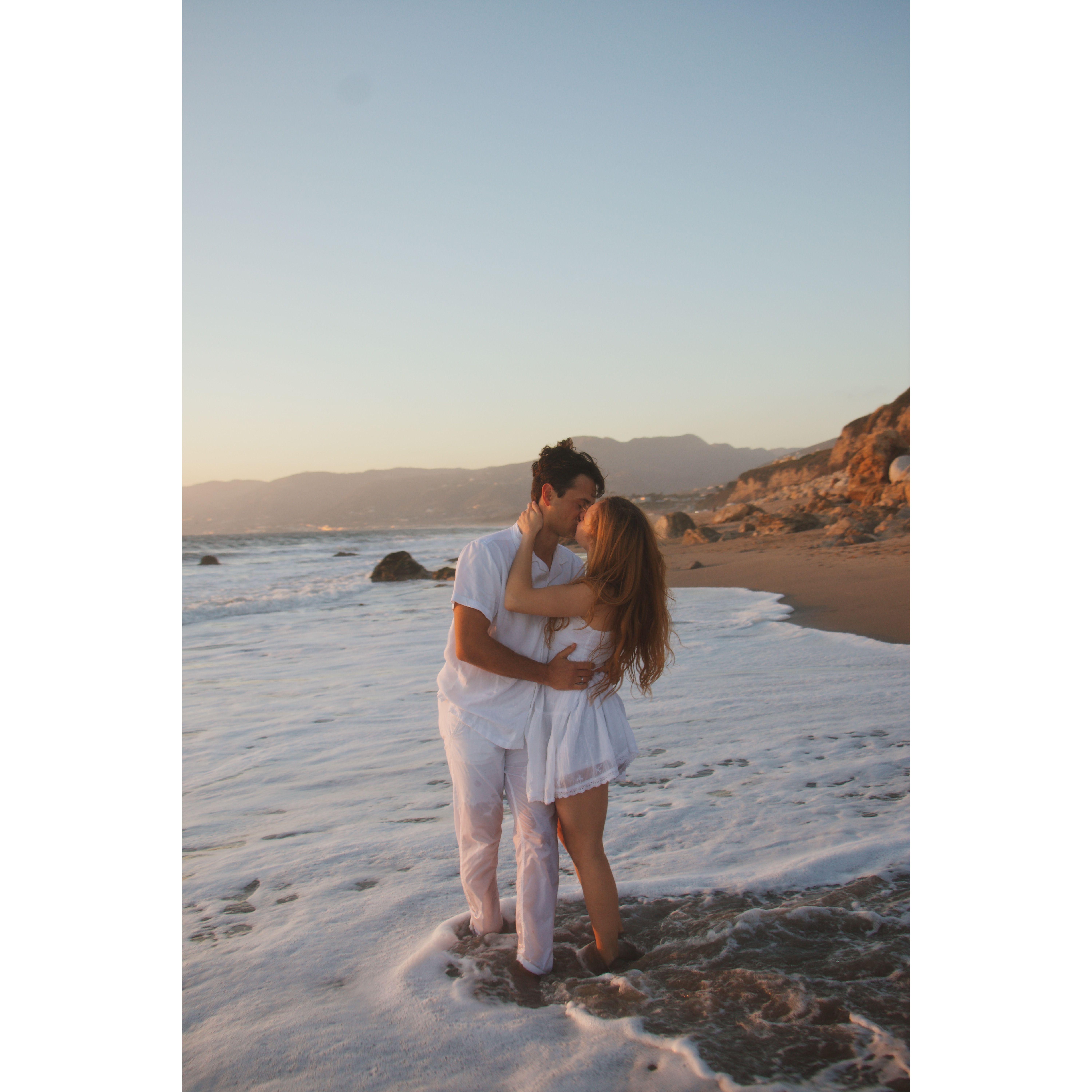 We have to push another couple taking engagement photos out of the way for this shot:)