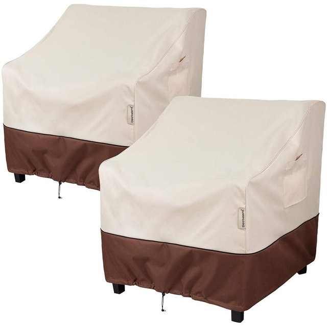 Bestalent Patio Chair Covers Waterproof Outdoor Furniture Chair Cover Fits up to 29" W x 30" D x 36" H 2pack