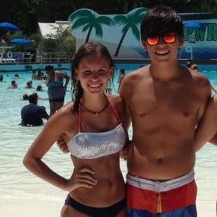 one of our very first times hanging out, summer before highschool started, 2013