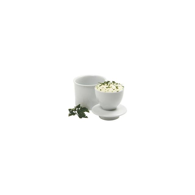 Norpro Porcelain Butter Keeper, White