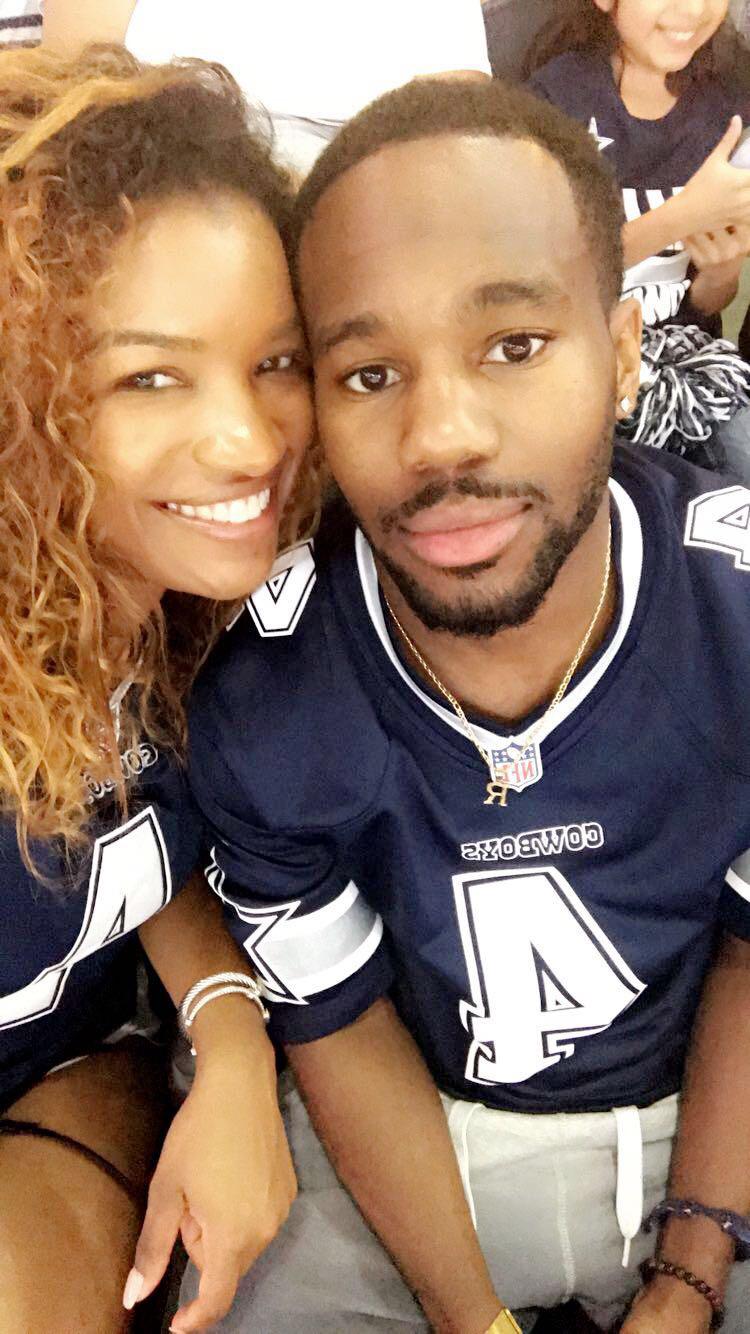 Our first Cowboys game together in Dallas!