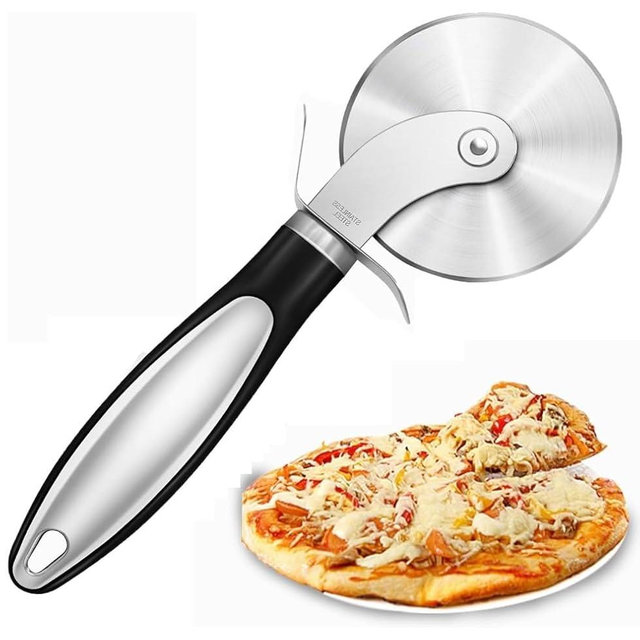 Tixixc Portable Classic Pizza Wheel Cutter,Non-Toxic,Dishwasher Safe for Single Servings/Family Meals,Kitchen Appliances