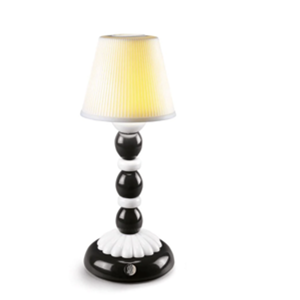 Lladro - Palm Firefly Table Lamp Black & White
