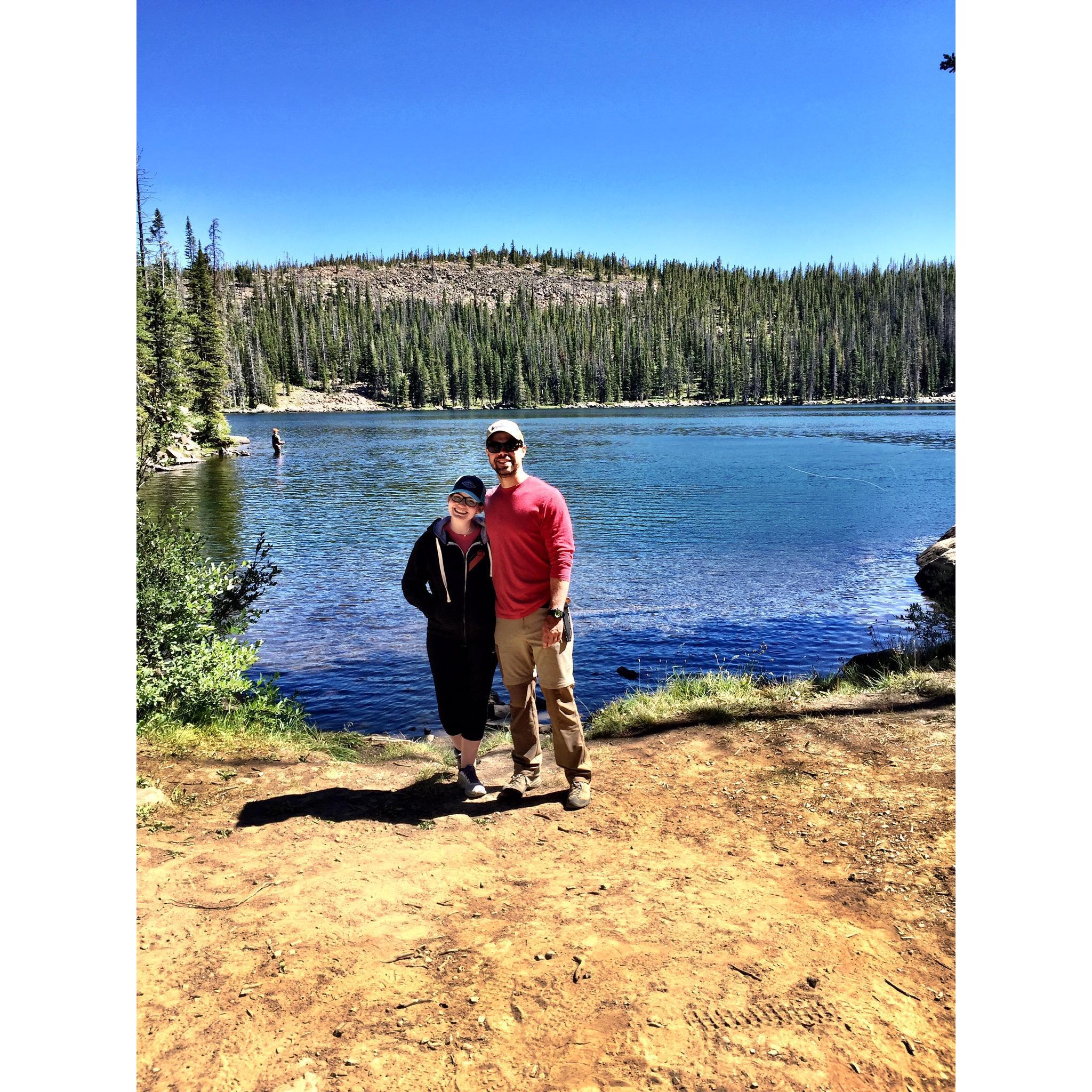 Camping in August 2016.